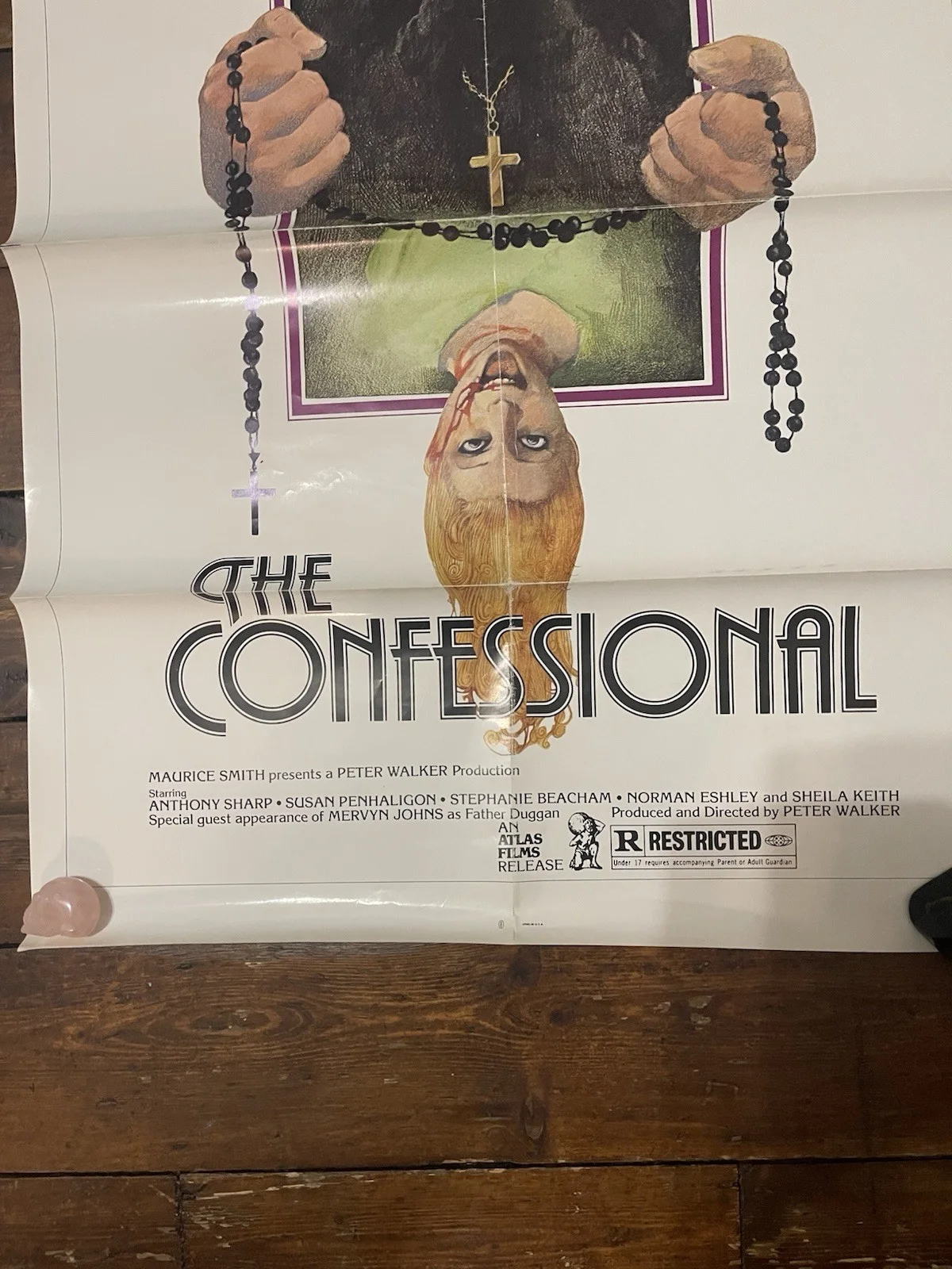 THE CONFESSIONAL Peter Walker Horror Poster, image 2