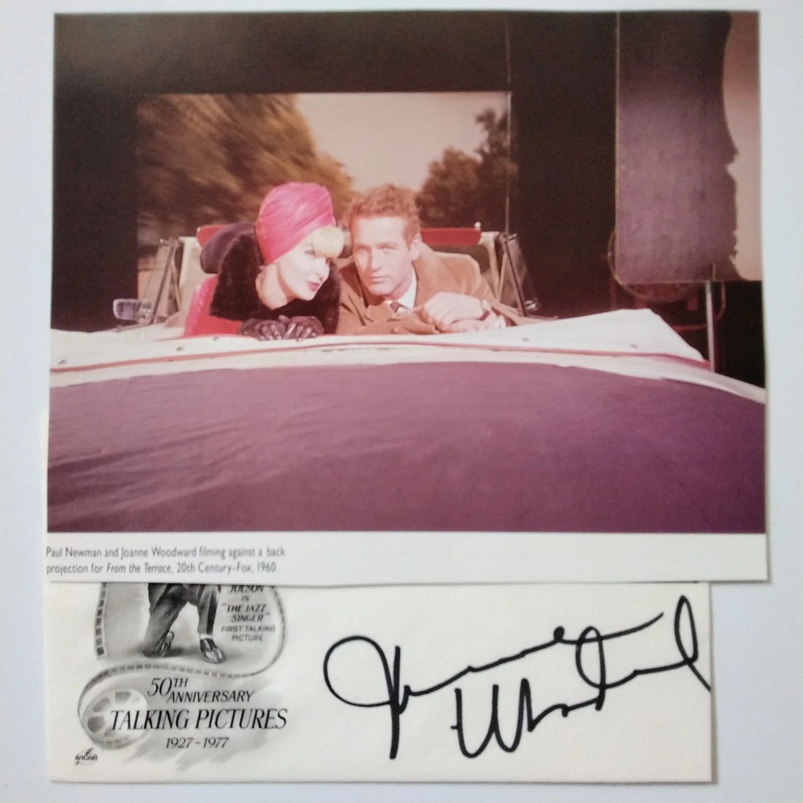 Joanne Woodward SIGNED 1977 Envelope Movie Actress 3 Faces Eve Hot Summer Newman, изображение 5