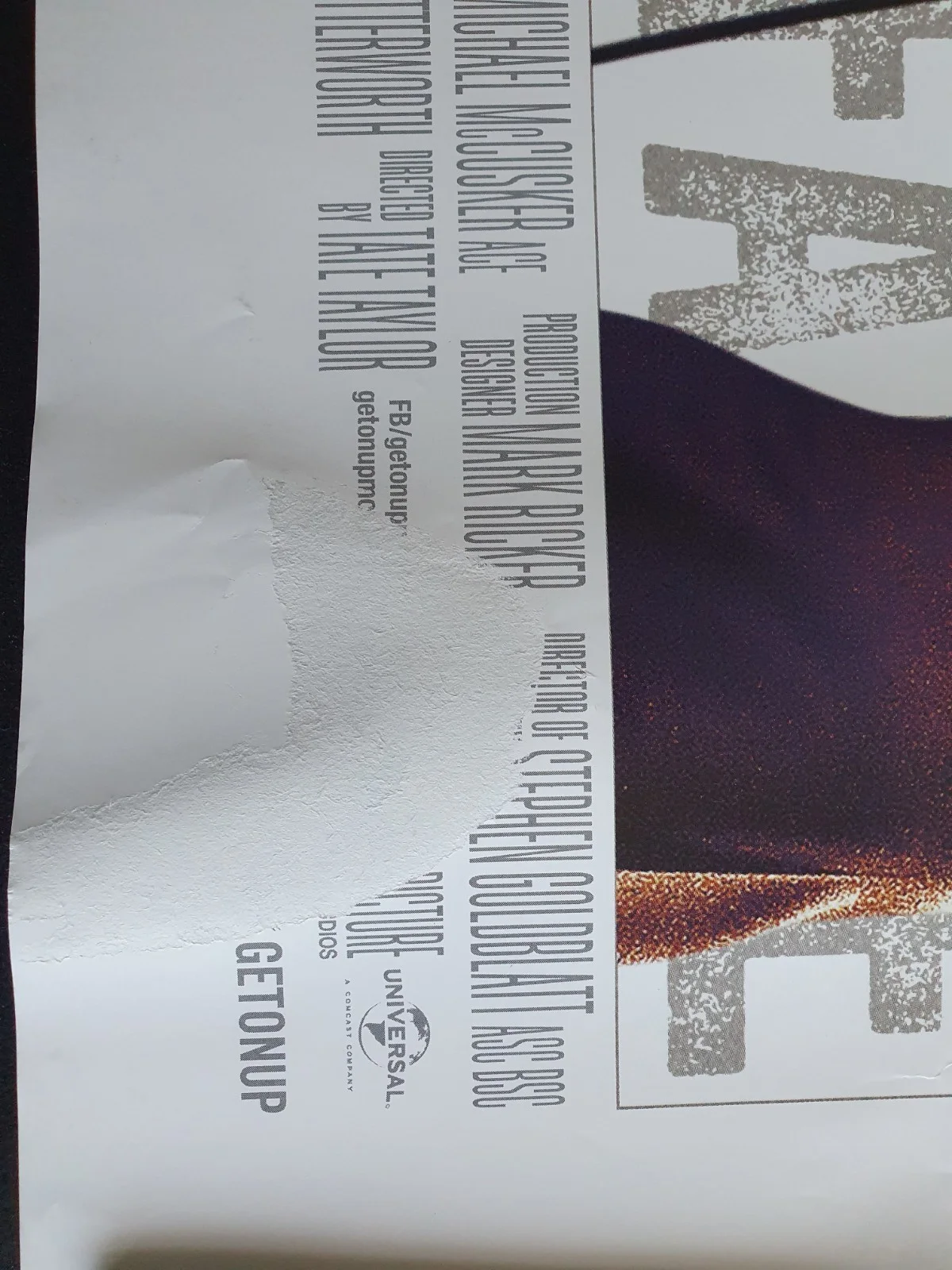 James Brown Get on Up Original UK Quad Poster, image 2