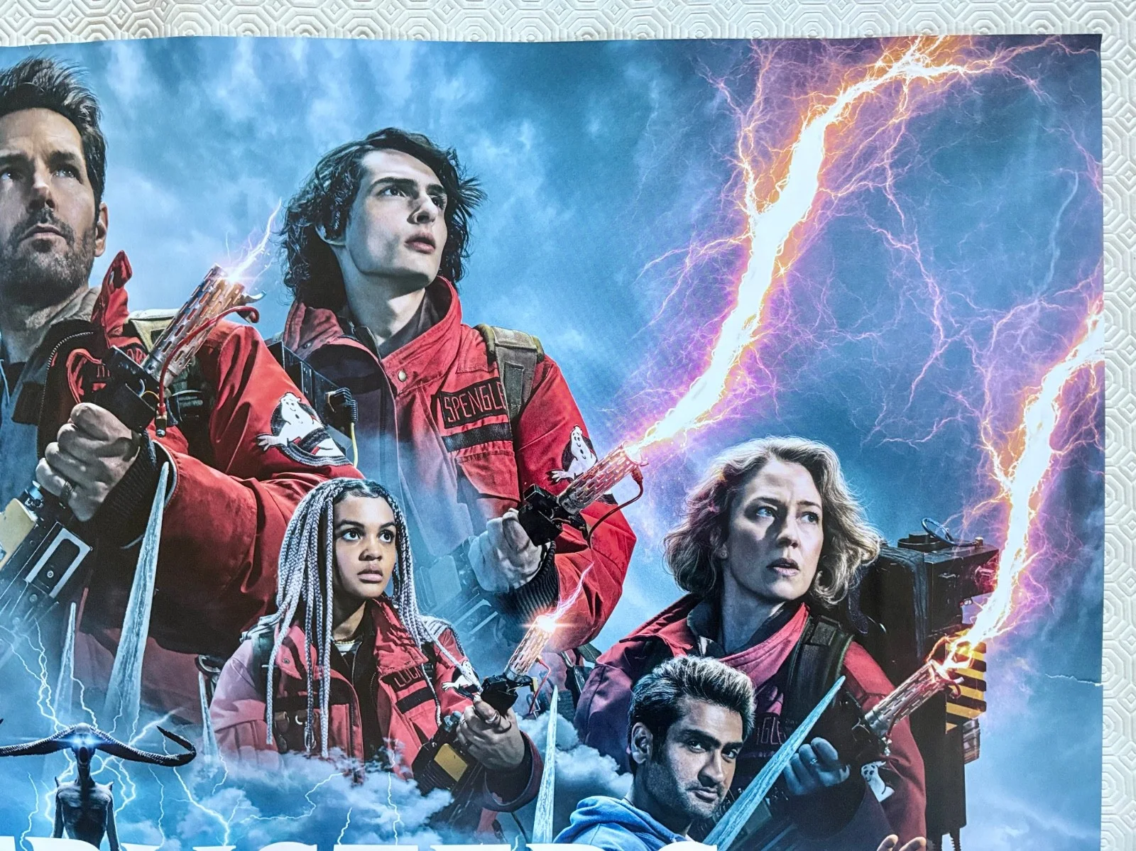 Ghostbusters Frozen Empire Original 2024 DS Quad Poster Paul Rudd Carrie Coon, image 4