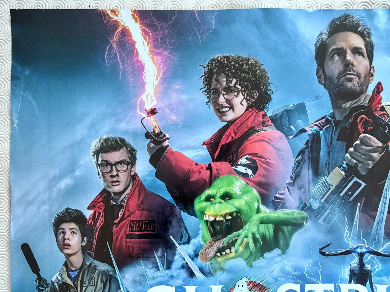 Ghostbusters Frozen Empire Original 2024 DS Quad Poster Paul Rudd Carrie Coon, image 5