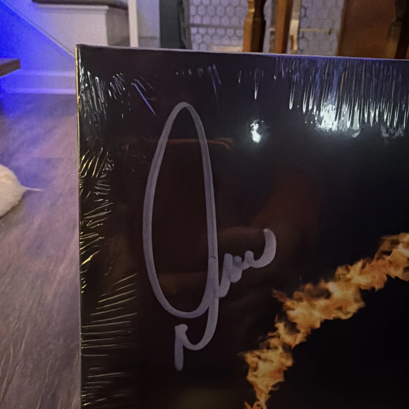 98 Degrees Signed Full Circle Vinyl - New Sealed, image 2