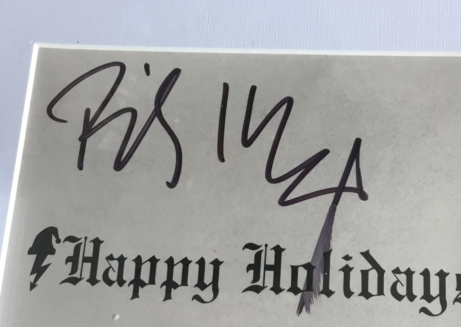 Billy Idol Signed Autograph Happy Holidays Christmas Music CD Framed JSA COA, изображение 2
