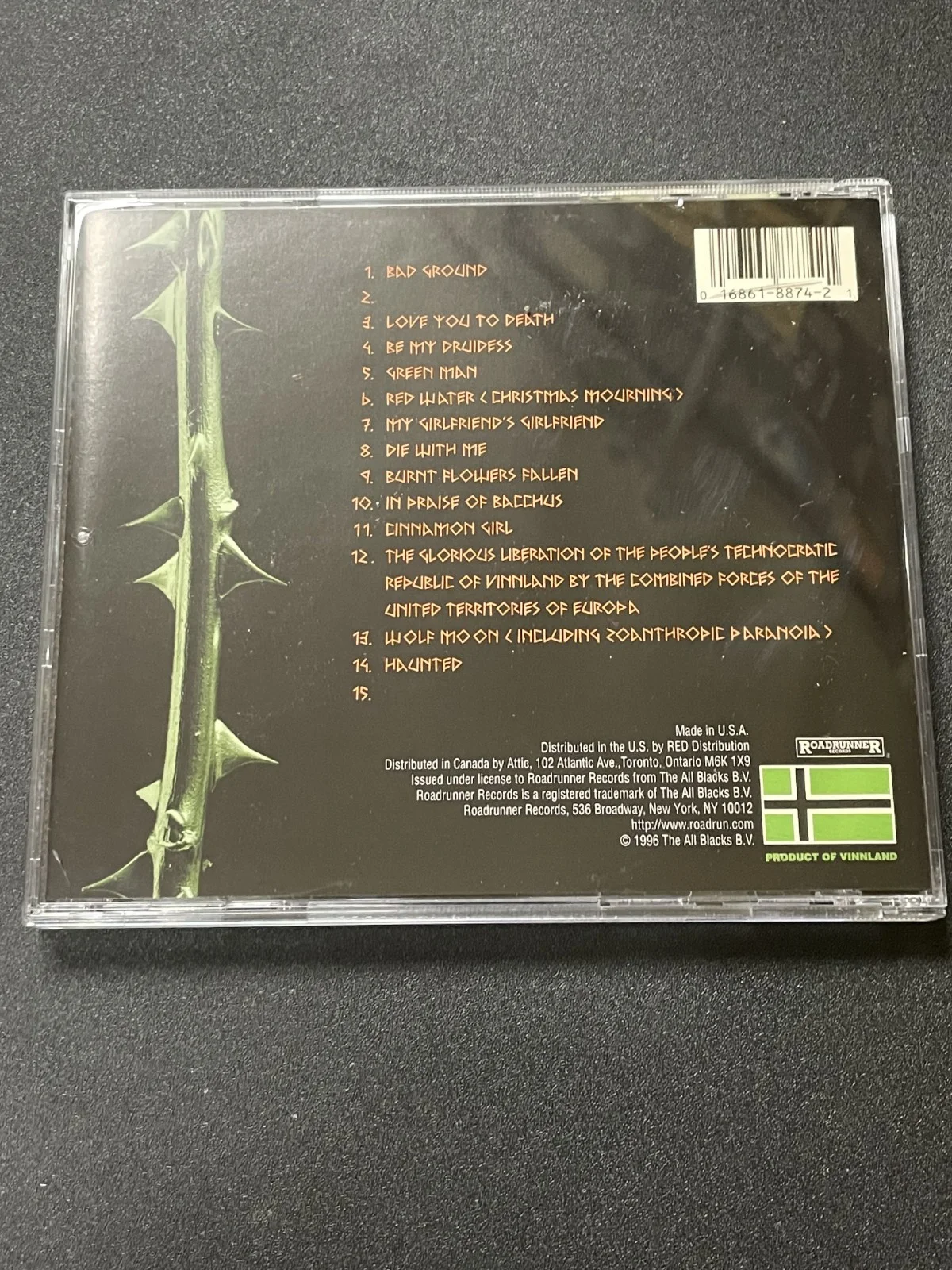 TYPE O NEGATIVE October Rust NO CD AUTOGRAPHED BY ALL 4 MEMBERS, image 3