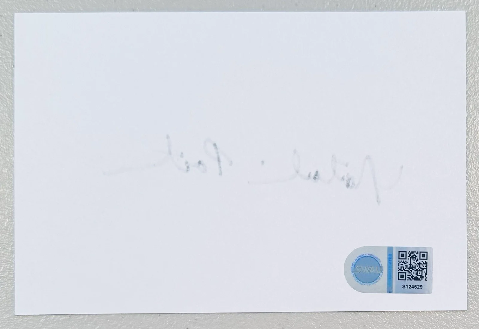 Natalie Portman Signed Autographed 4x6 Page SWAU Authenticated Star Wars Thor, image 2