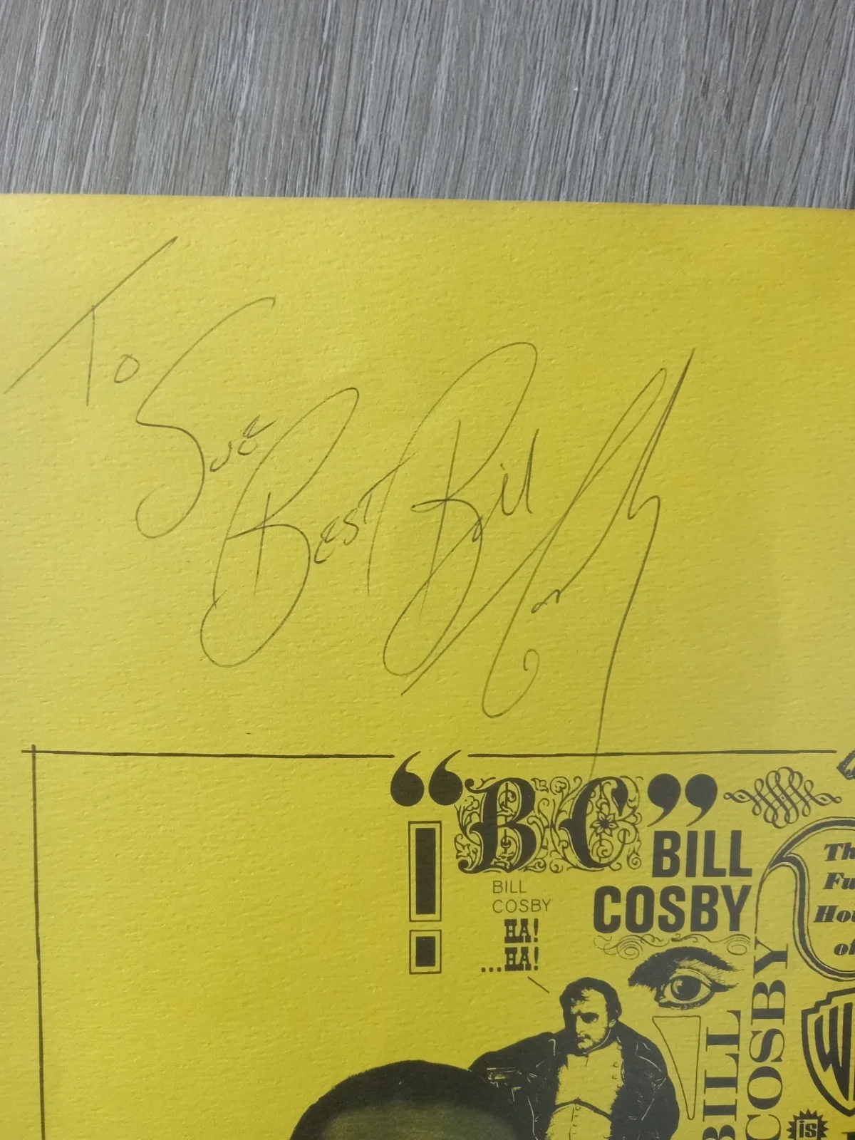 Bill Cosby — 1966 Bill Cosby Signed Book/Program; Autograph, Comedian, image 3