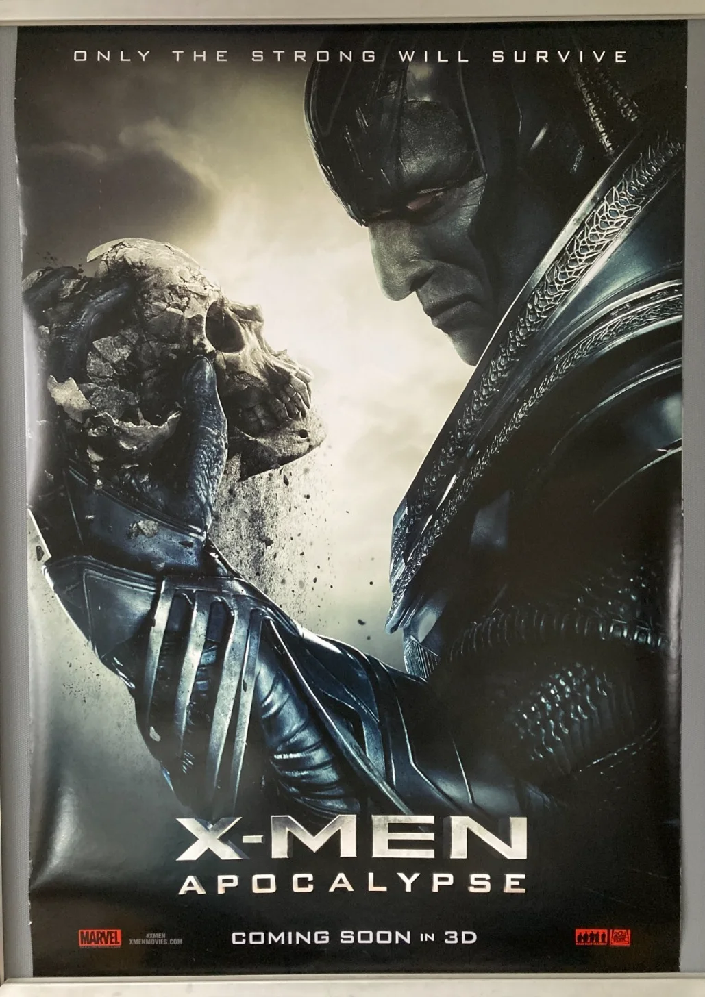 Cinema Poster: X-MEN APOCALYPSE 2016 (Skull One Sheet) Michael Fassbender, изображение 2