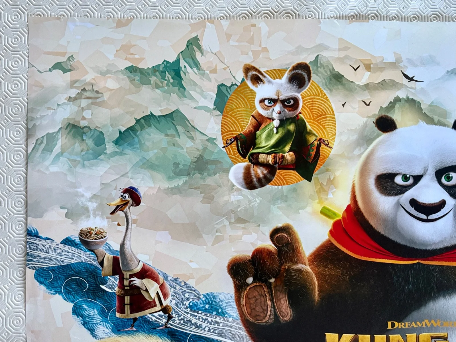 Kung Fu Panda 4 Original 2024 DS Quad Poster Jack Black Awkwafina, image 5