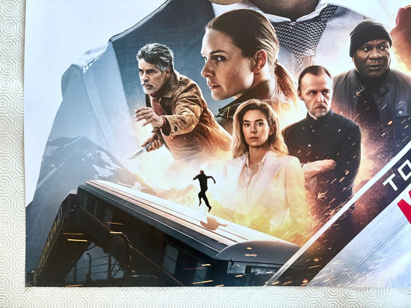 Mission Impossible Dead Reckoning Part 1 Original 2023 DS Quad Poster Tom Cruise, изображение 2