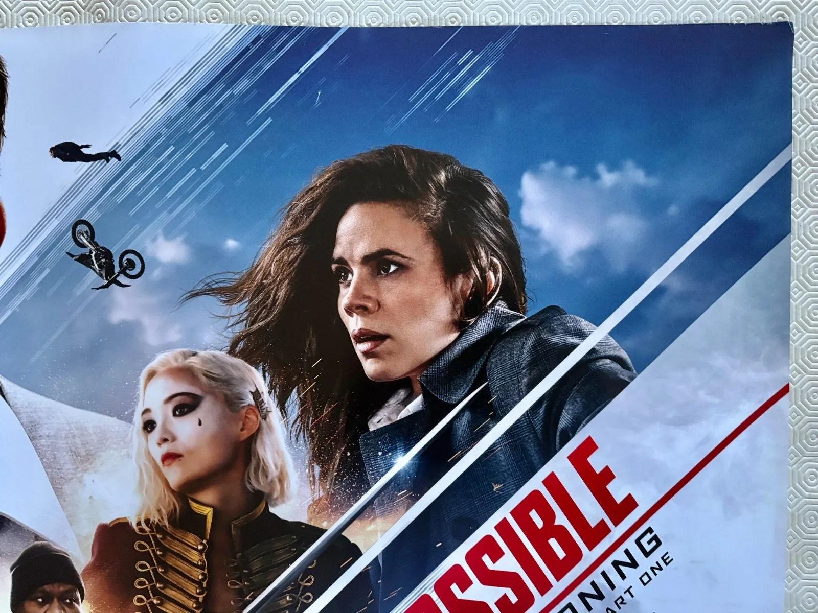 Mission Impossible Dead Reckoning Part 1 Original 2023 DS Quad Poster Tom Cruise, изображение 4