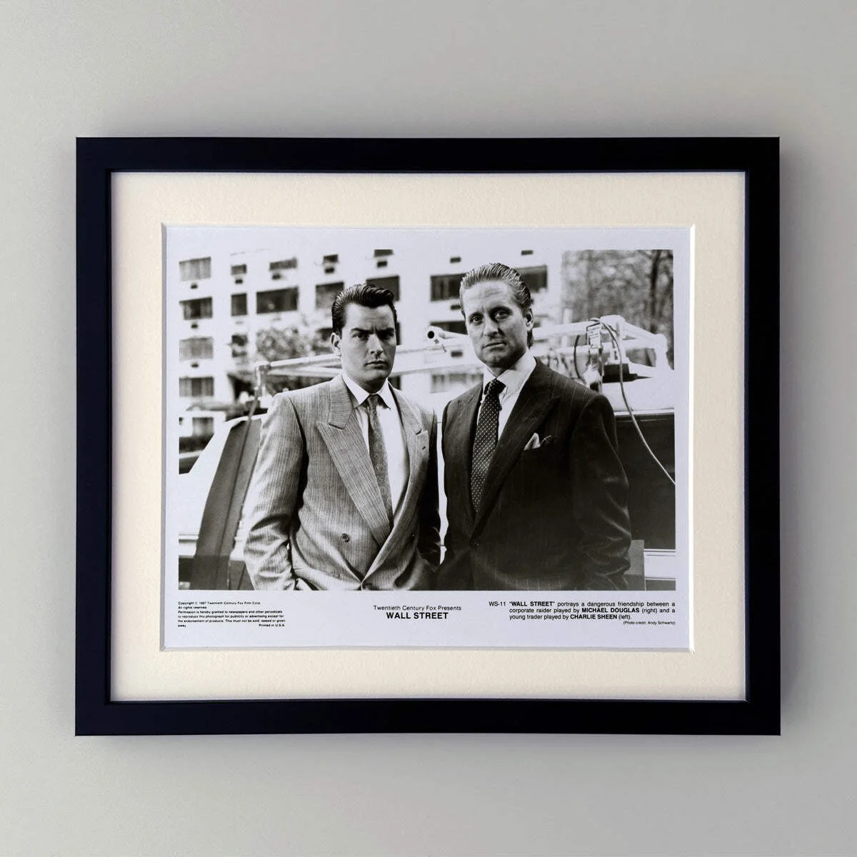 Wall Street (1987) Publicity Film Still - Framed, image 2