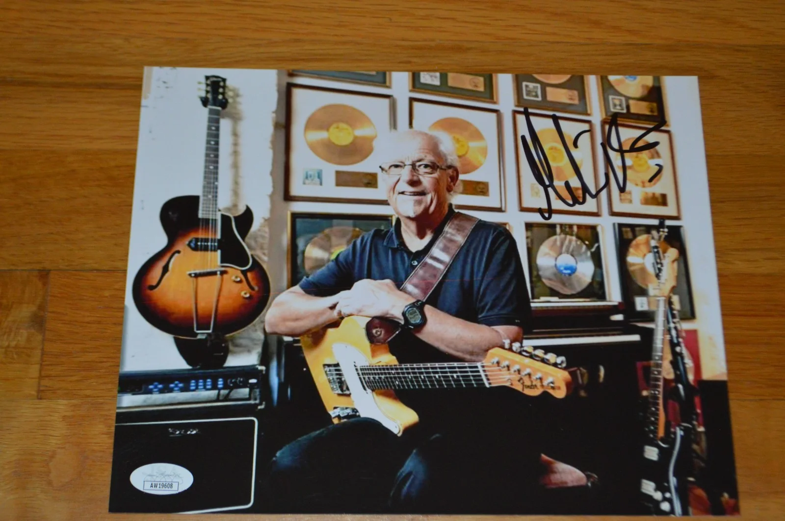 Jethro Tull ~ Martin Barre Autographed 8x10 Color Photo with JSA COA, image 5