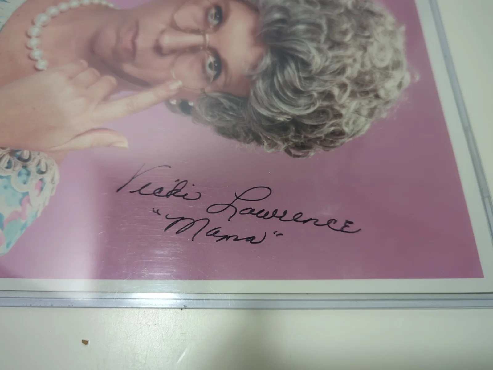Vicky Lawrence — Vicky Lawrence Autographed Picture As "Mama", image 3