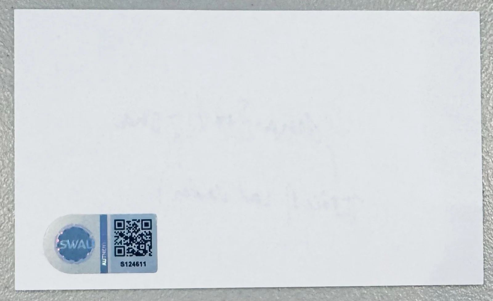 James Earl Jones Signed Auto 3x5 Card W Lord Vader Inscription SWAU Star Wars, изображение 2