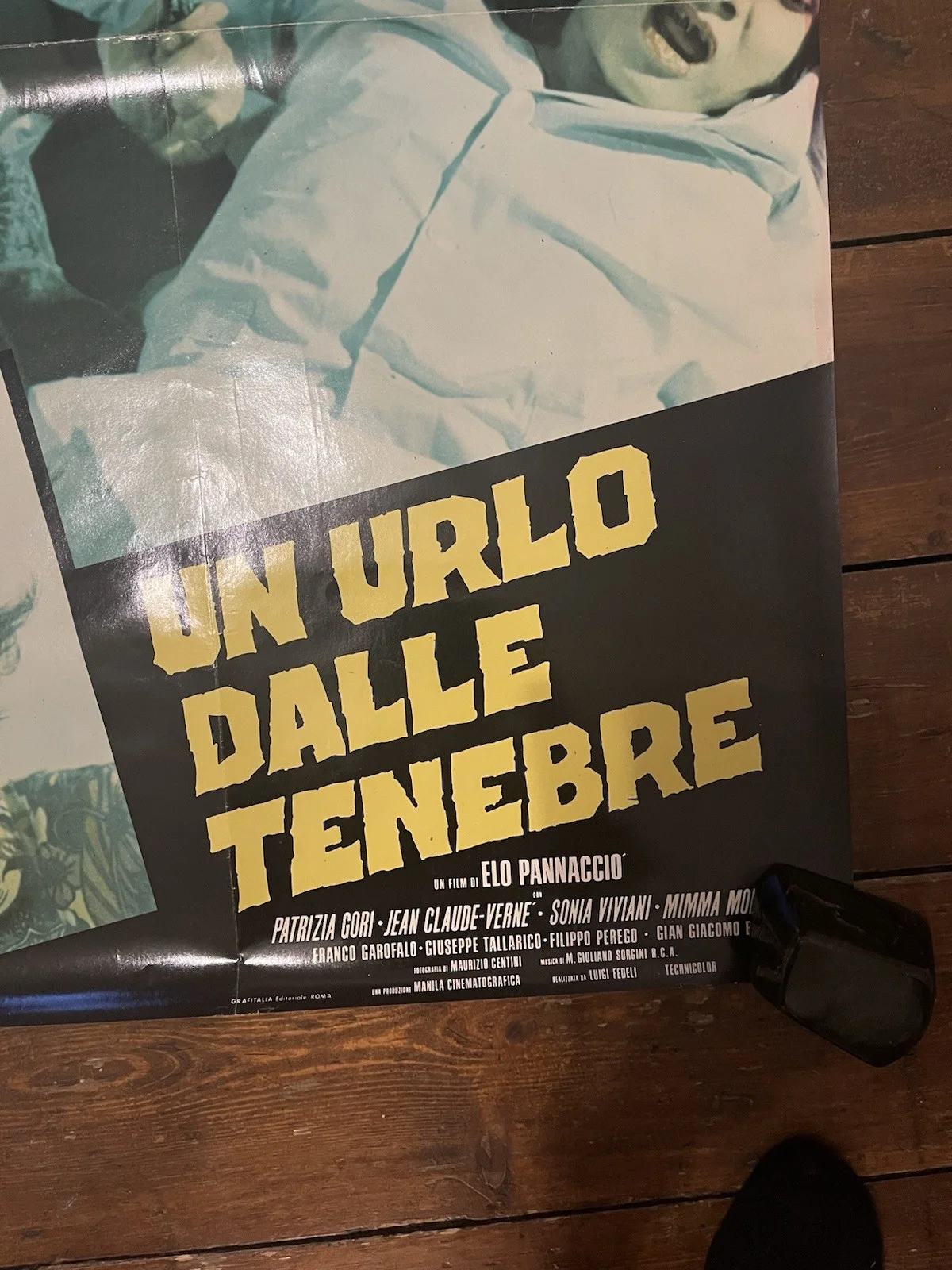 Un Irlo Dalle Tenebre Rare Poster Dario Argento Italian Horror, изображение 2