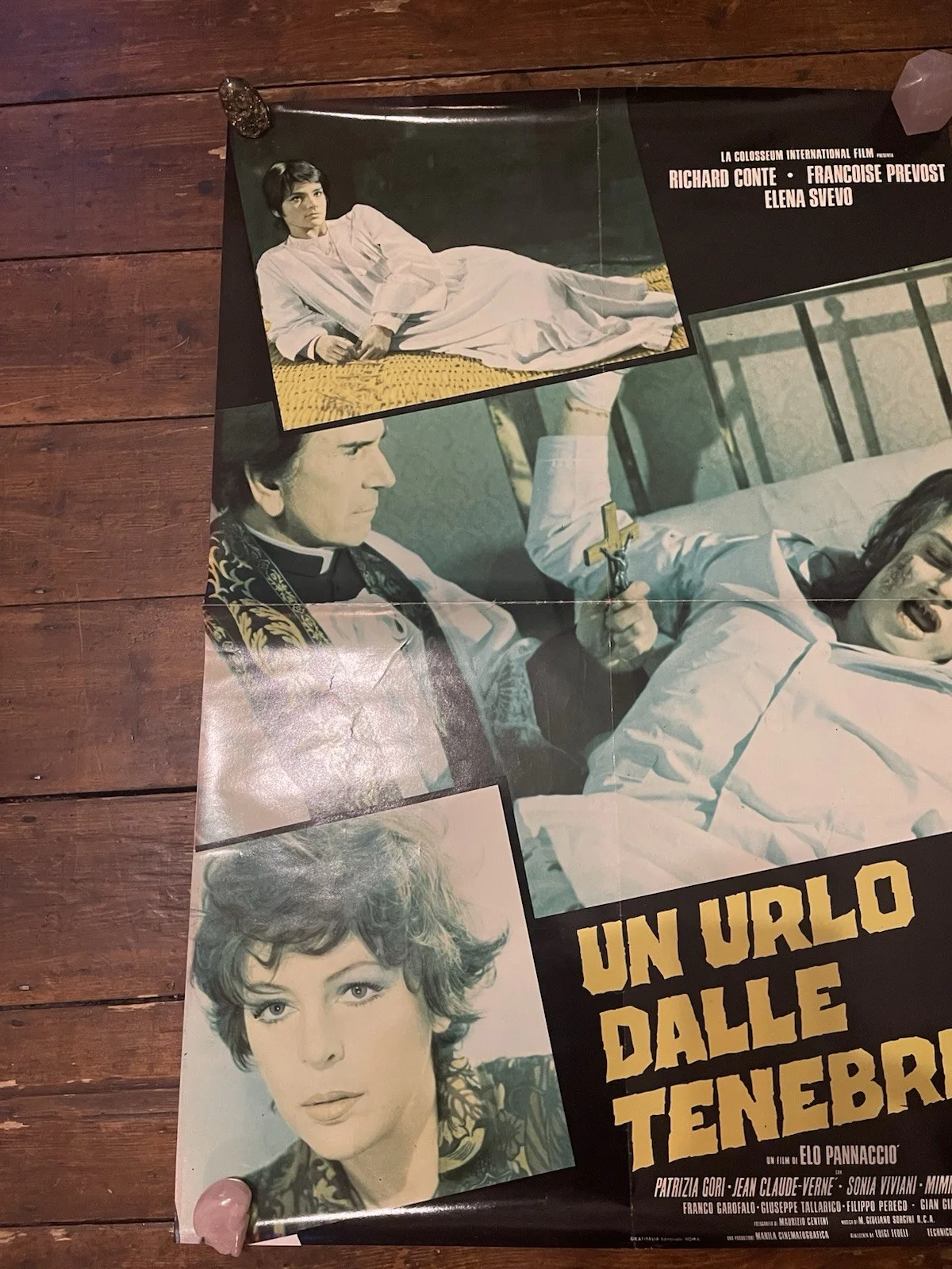 Un Irlo Dalle Tenebre Rare Poster Dario Argento Italian Horror, изображение 4