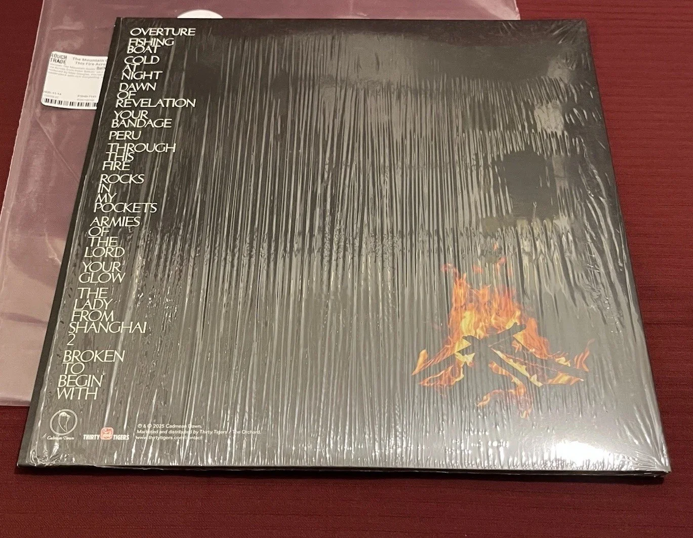 MOUNTAIN GOATS SIGNED THROUGH FIRE PETER BALKAN RECORD AUTO COA DARNIELLE +1 A, image 5