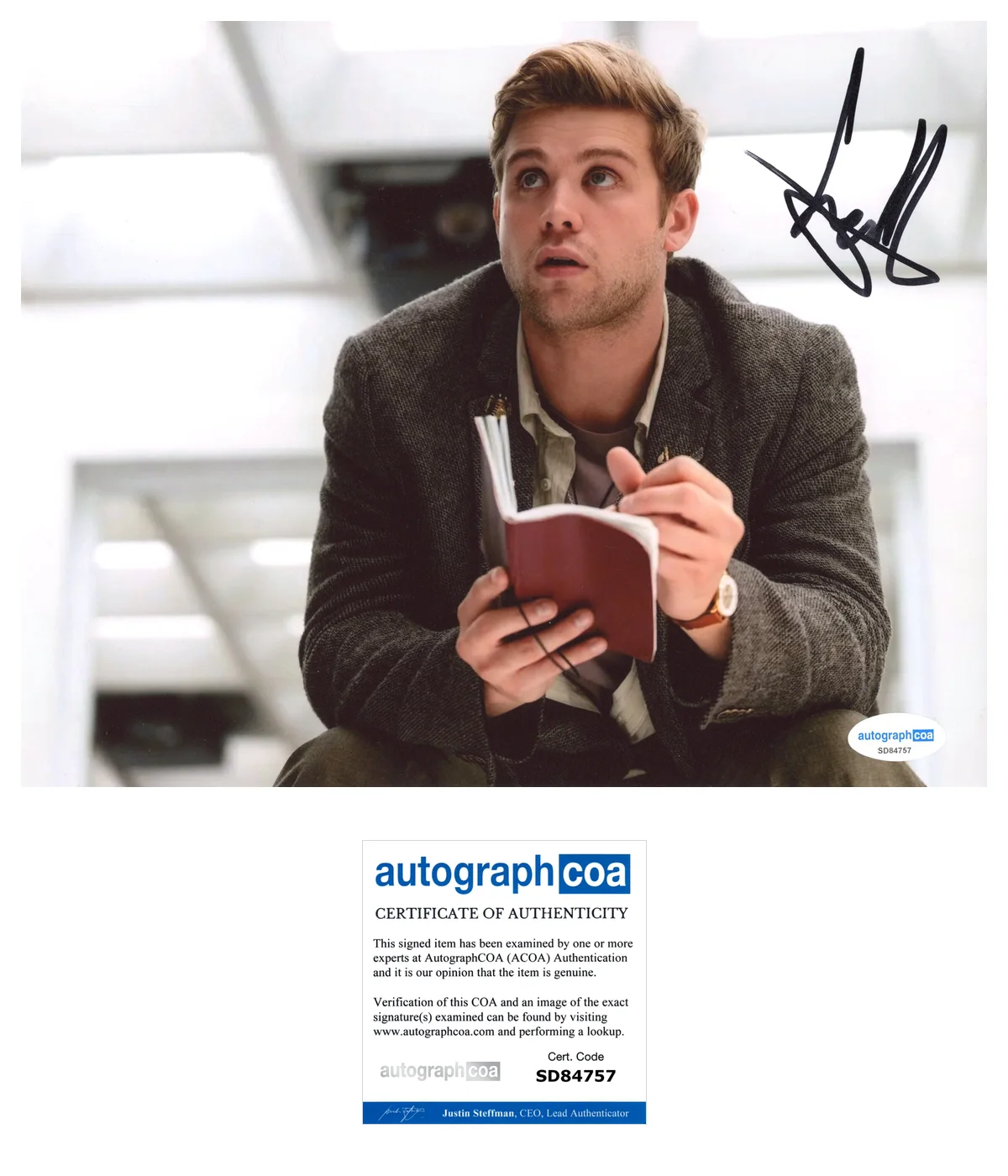 Leo Woodall Autographed Signed 8x10 Photo ACOA, image 2