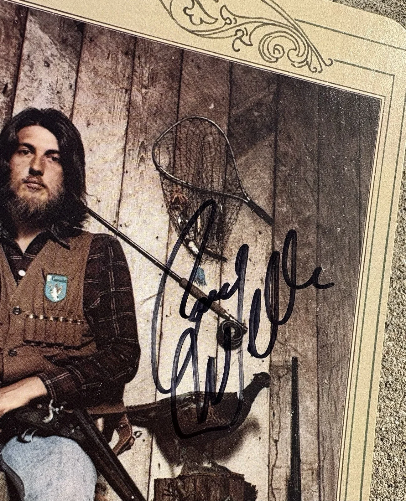 THREE 3 DOG NIGHT CORY WELLS SIGNED Oversized Playing Card JSA COA, image 2