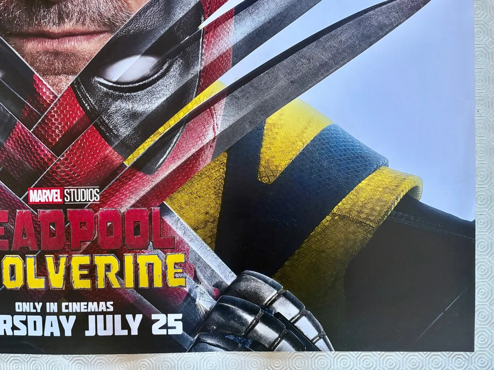 Marvel Deadpool & Wolverine Original DS Quad Poster Ryan Reynolds Hugh Jackman, image 3