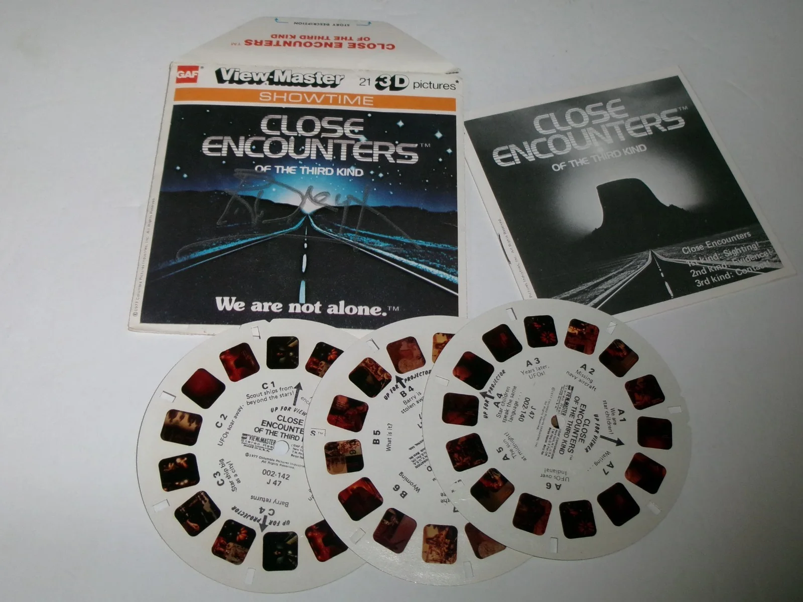 Richard Dreyfuss — Richard Dreyfuss Signed Close Encounters View Master Complete JSA CERT, image 2