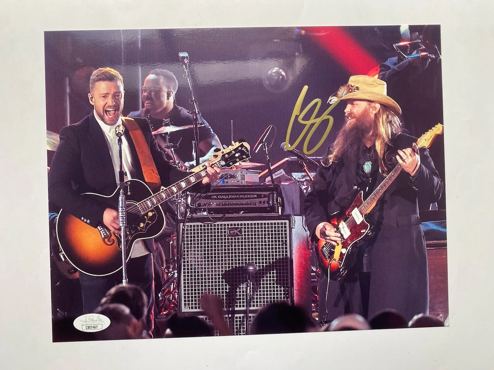 CHRIS STAPLETON Autographed Signed Picture Photo Justin Timberlake Singer COA, image 2
