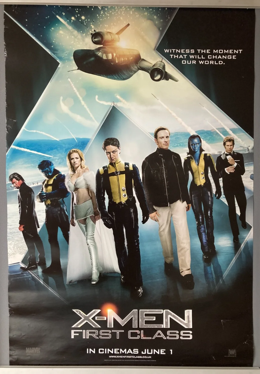 Cinema Poster: X-MEN FIRST CLASS 2011 (Dark Group One Sheet) Michael Fassbender, изображение 2