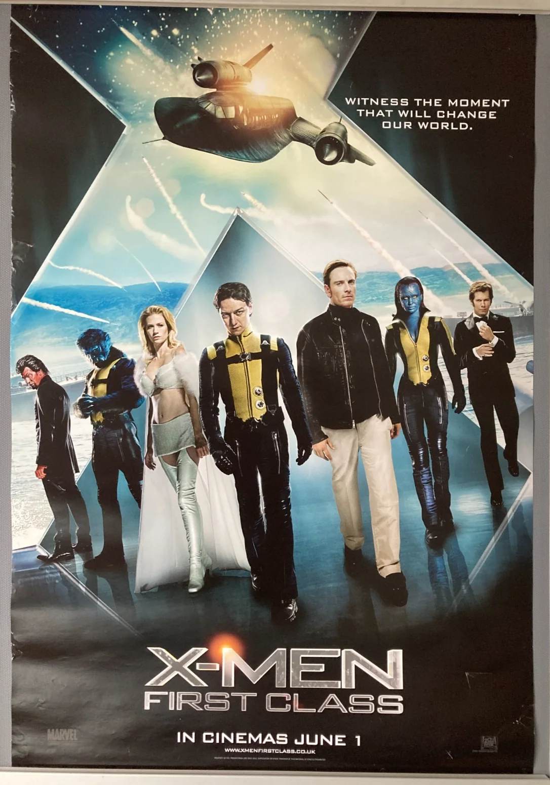 Cinema Poster: X-MEN FIRST CLASS 2011 (Dark Group One Sheet) Michael Fassbender, изображение 3