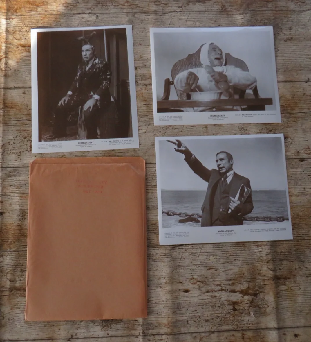 HIGH ANXIETY ORIGINAL 1977 CINEMA FILM MOVIE PRESS KIT Mel Brooks 15 PHOTOS 70's, изображение 5