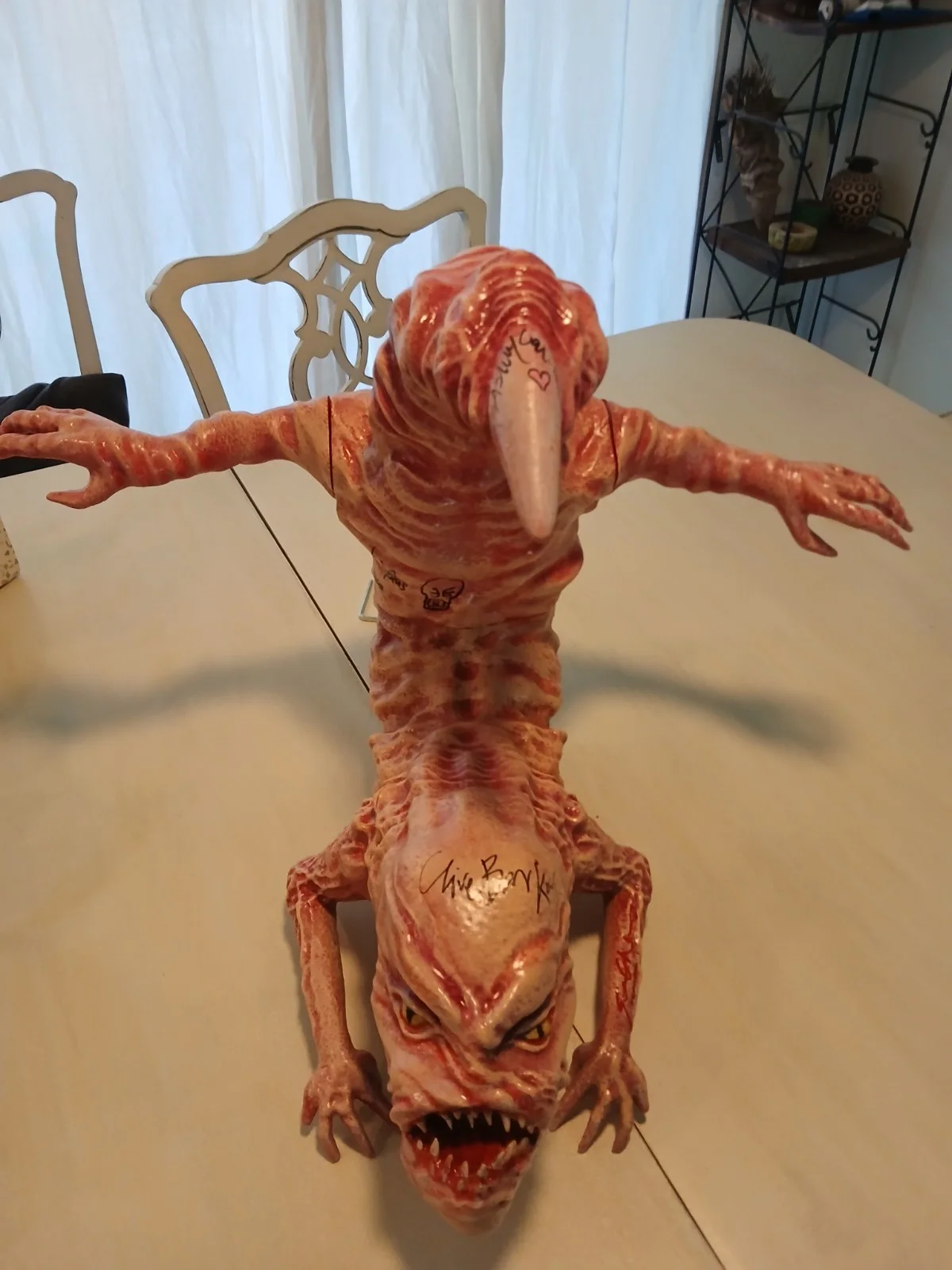 Ashley Laurance, Clive Barker, Simon Bamford, Nicholas Vincen — Custom Hellraiser Engineer statue