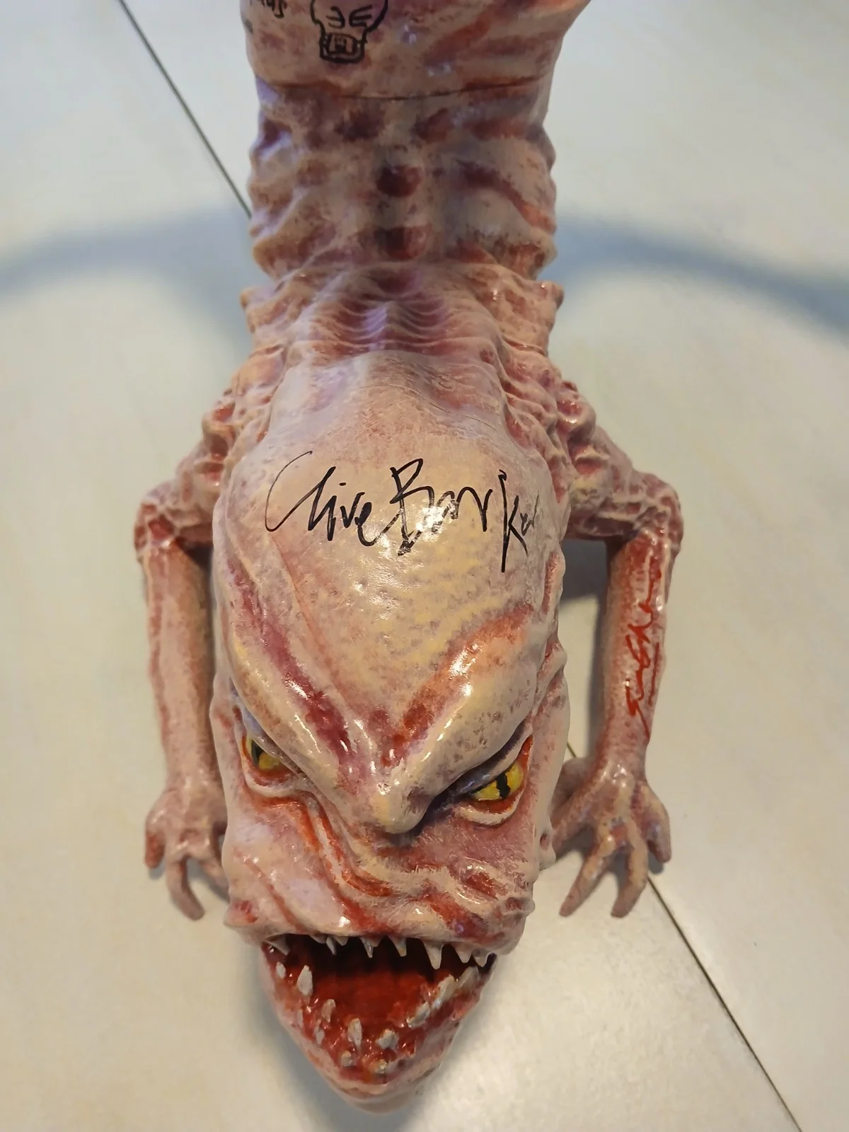 Ashley Laurance, Clive Barker, Simon Bamford, Nicholas Vincen — Custom Hellraiser Engineer statue, image 2