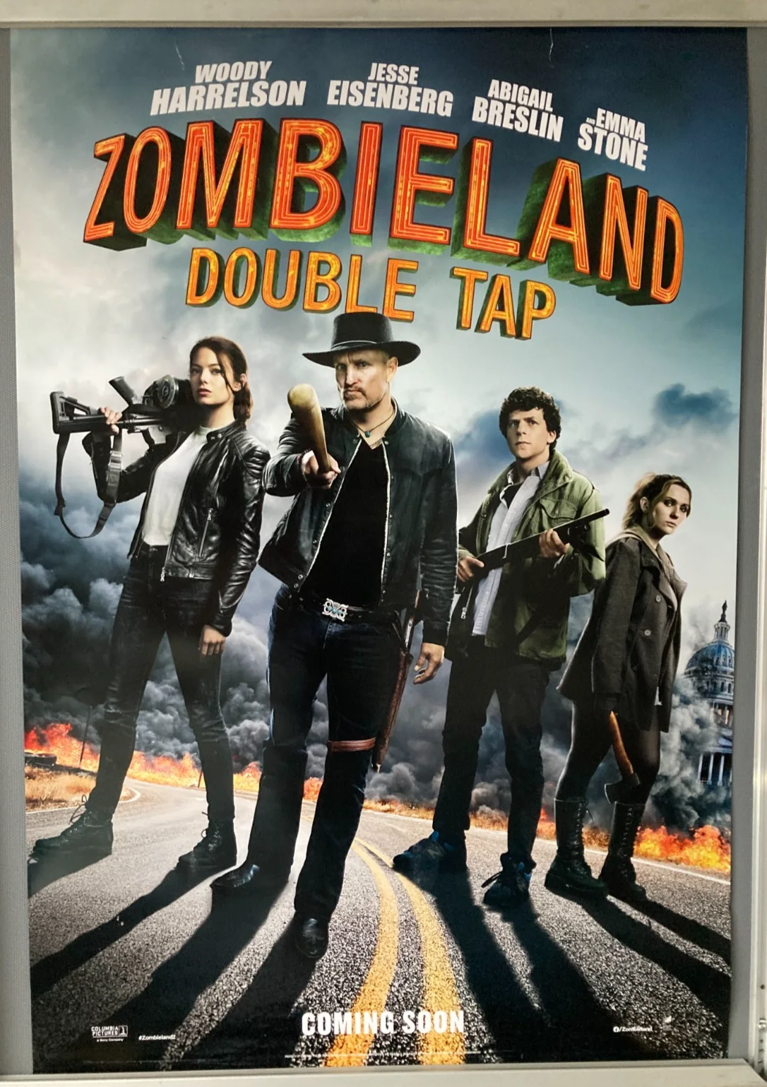 Cinema Poster: ZOMBIELAND DOUBLE TAP 2019 (Quad) Woody Harrelson Jesse Eisenberg, изображение 2