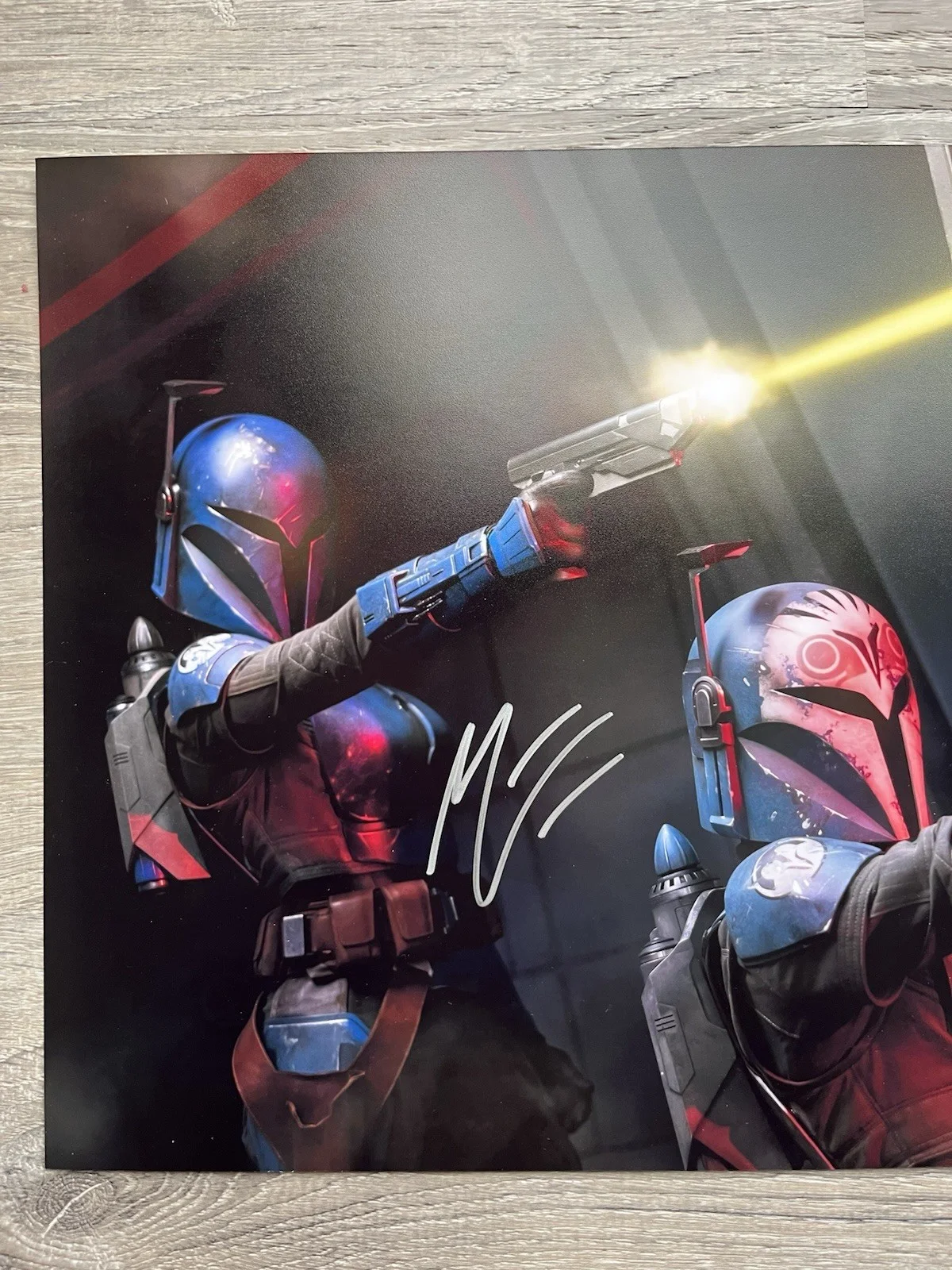 Mercedes Varnado — Mercedes Varnado Signed 11x17 Photo JSA COA Star Wars Mandalorian Sasha Banks, изображение 3