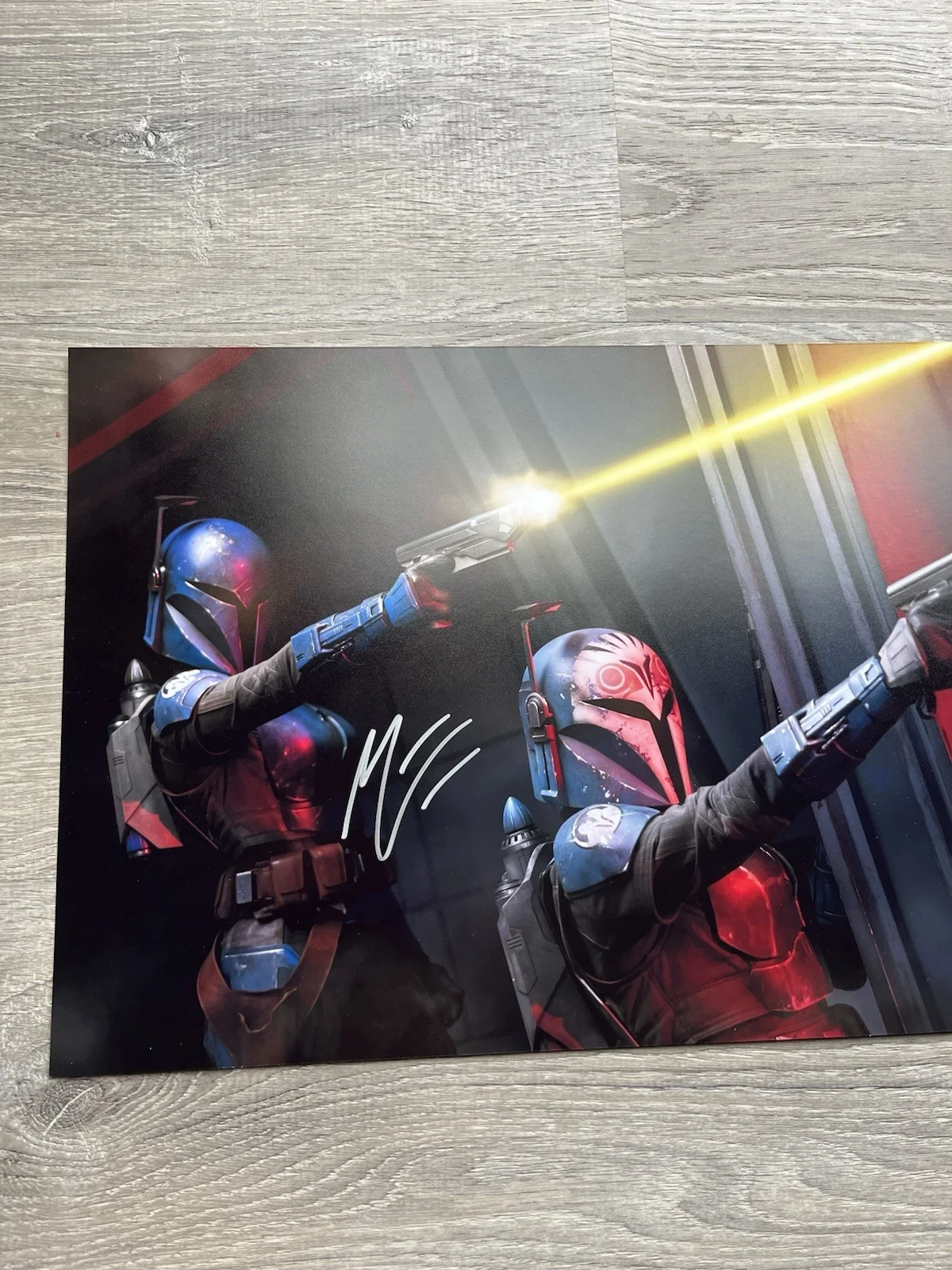 Mercedes Varnado — Mercedes Varnado Signed 11x17 Photo JSA COA Star Wars Mandalorian Sasha Banks, изображение 5