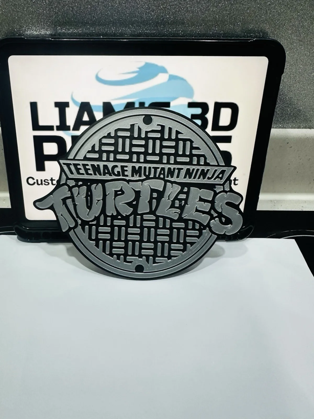 Decorative TMNT Teenage Mutant Ninja Turtles Sewer Manhole logo Sign Display, изображение 4