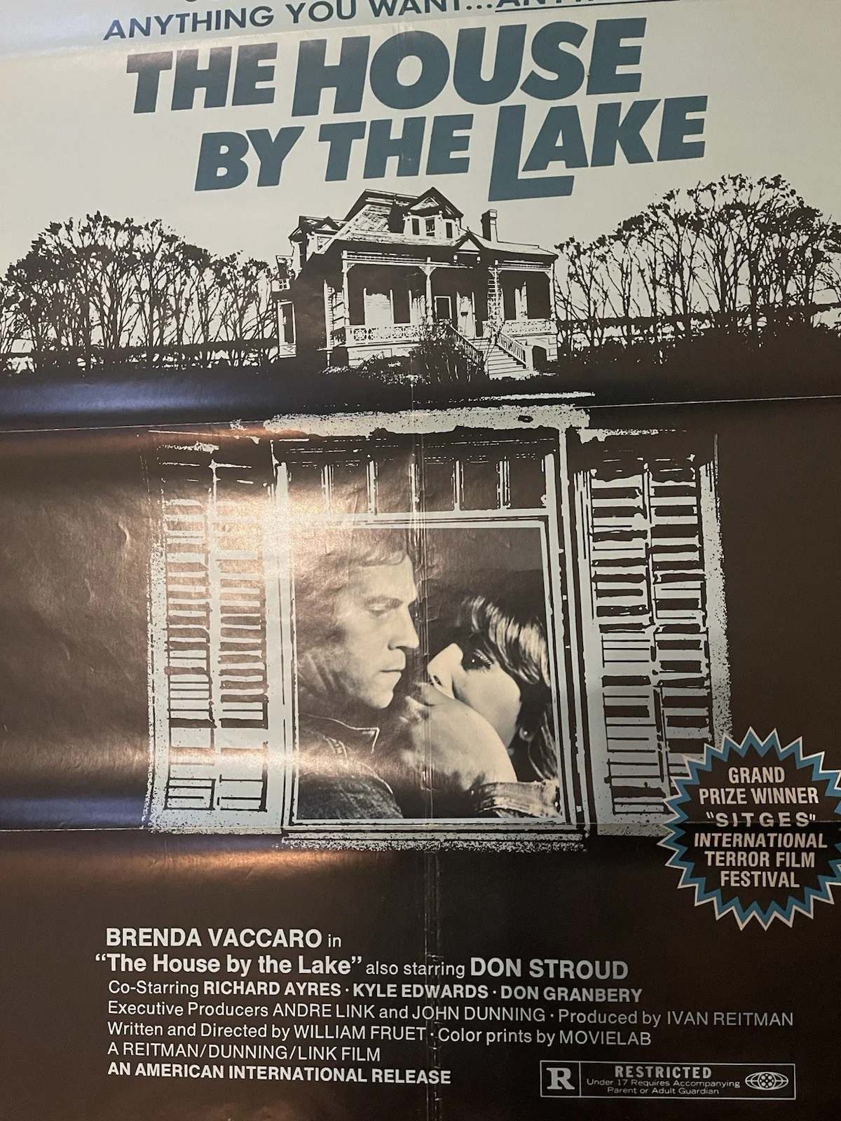 The House by the Lake 1976, Vintage original one sheet movie poster, Horror, изображение 4