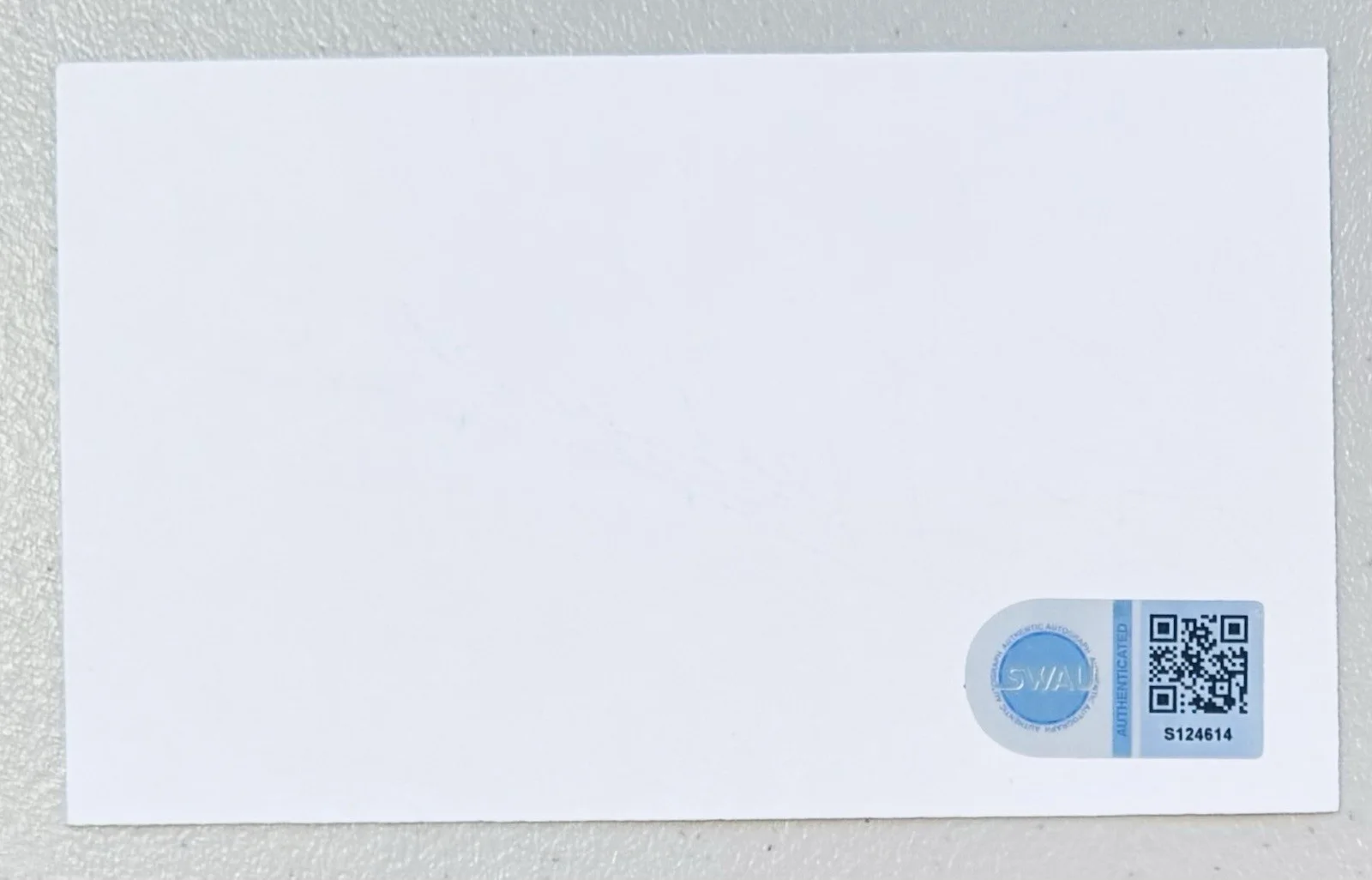 Irvin Kershner Signed Autographed 3x5 Card SWAU Authenticated Star Wars Empire, image 2