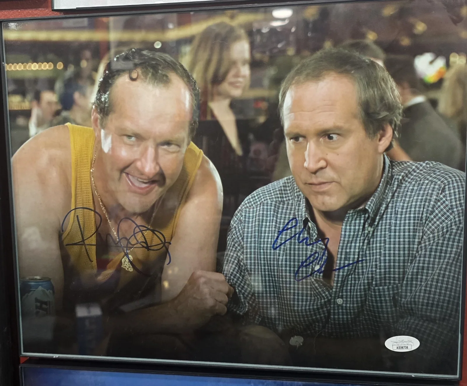 Chevy Chase & Randy Quaid — Chevy Chase & Randy Quaid Signed Vegas Vacation 11x14 JSA COA