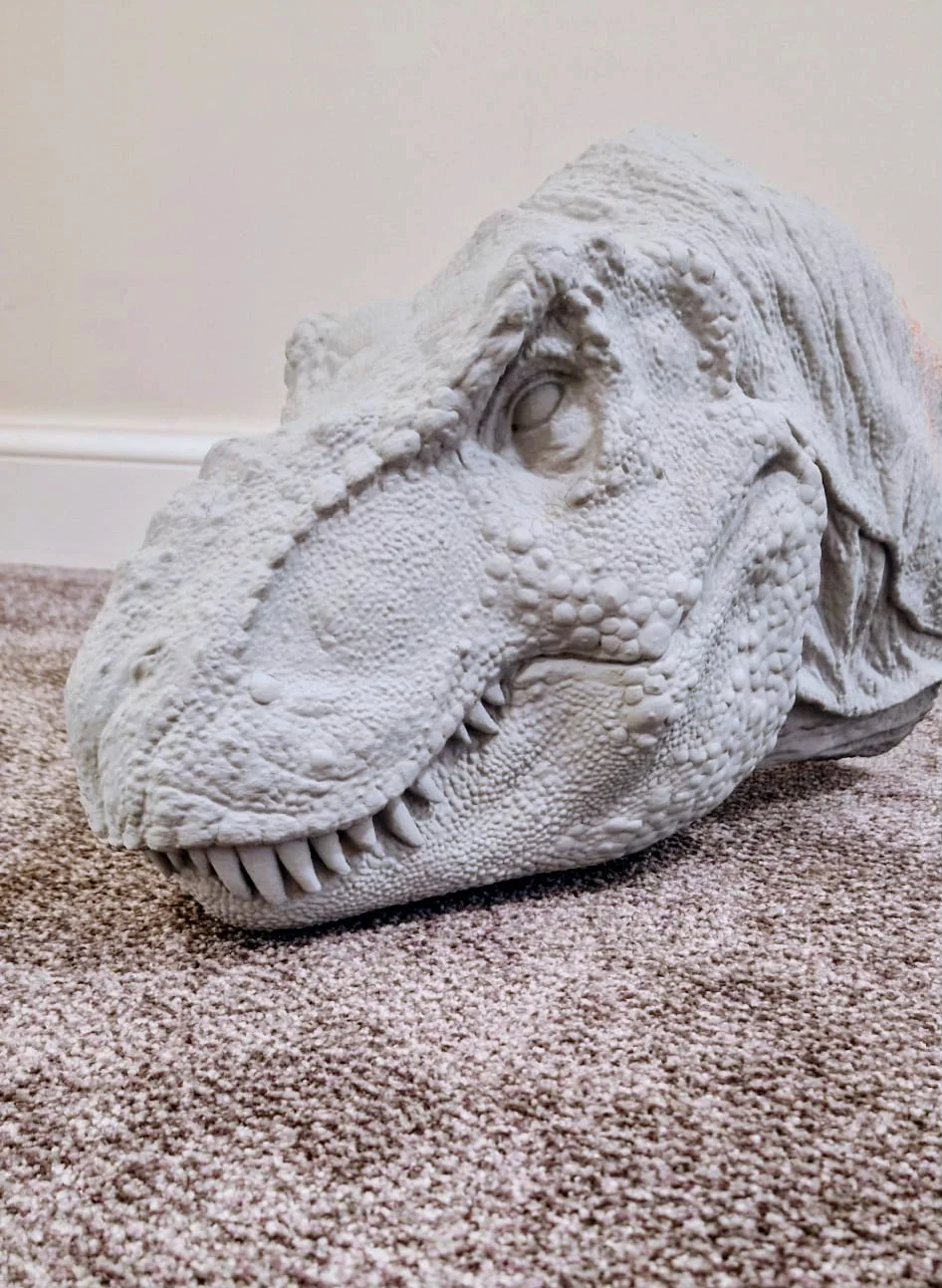 life size bust t-rex 1:5 scale t-rex prop jurassic park.....pre-order, image 4