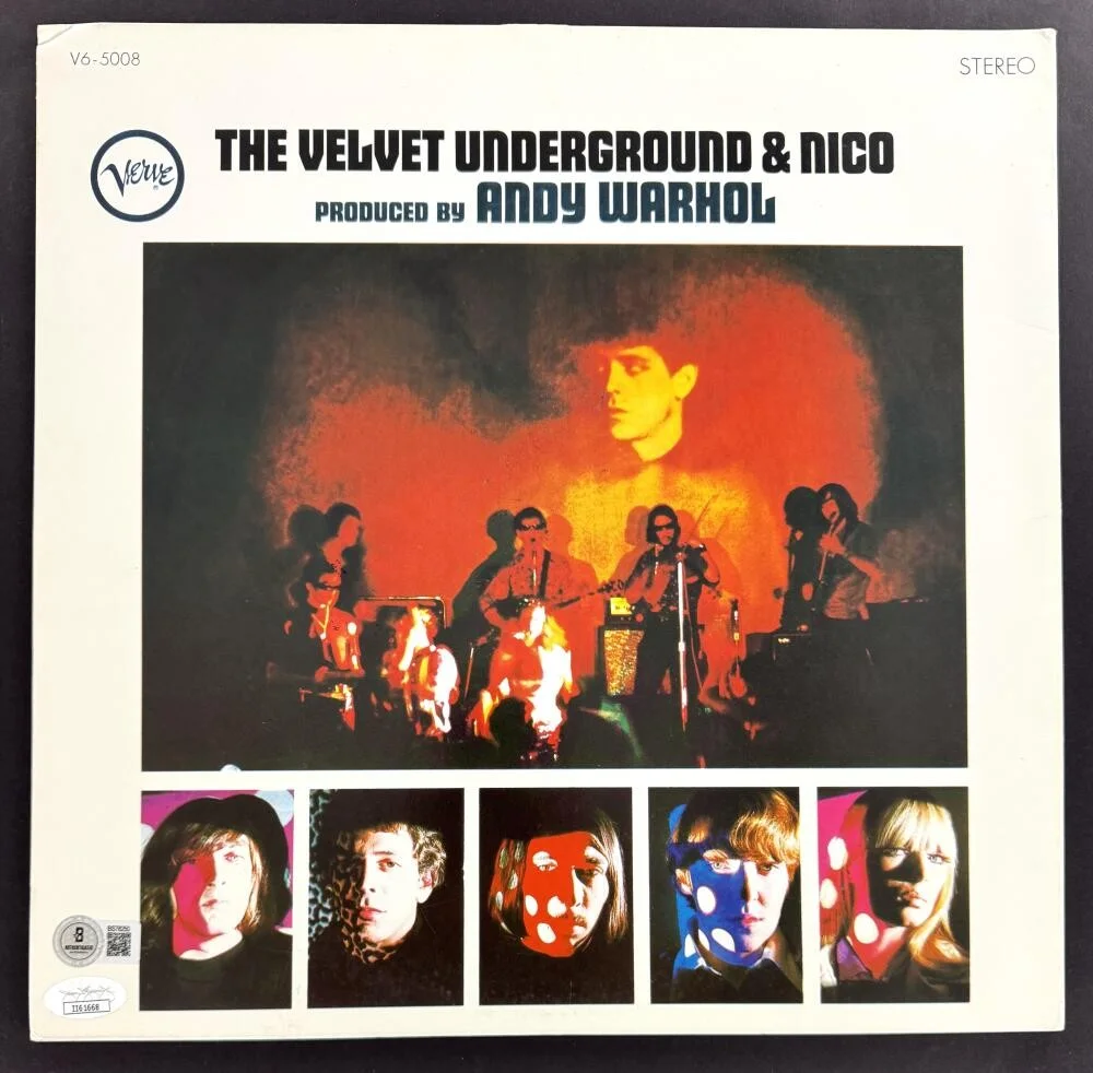 Lou Reed — Lou Reed The Velvet Underground Signed Autograph Album Record - JSA Beckett COA, image 2