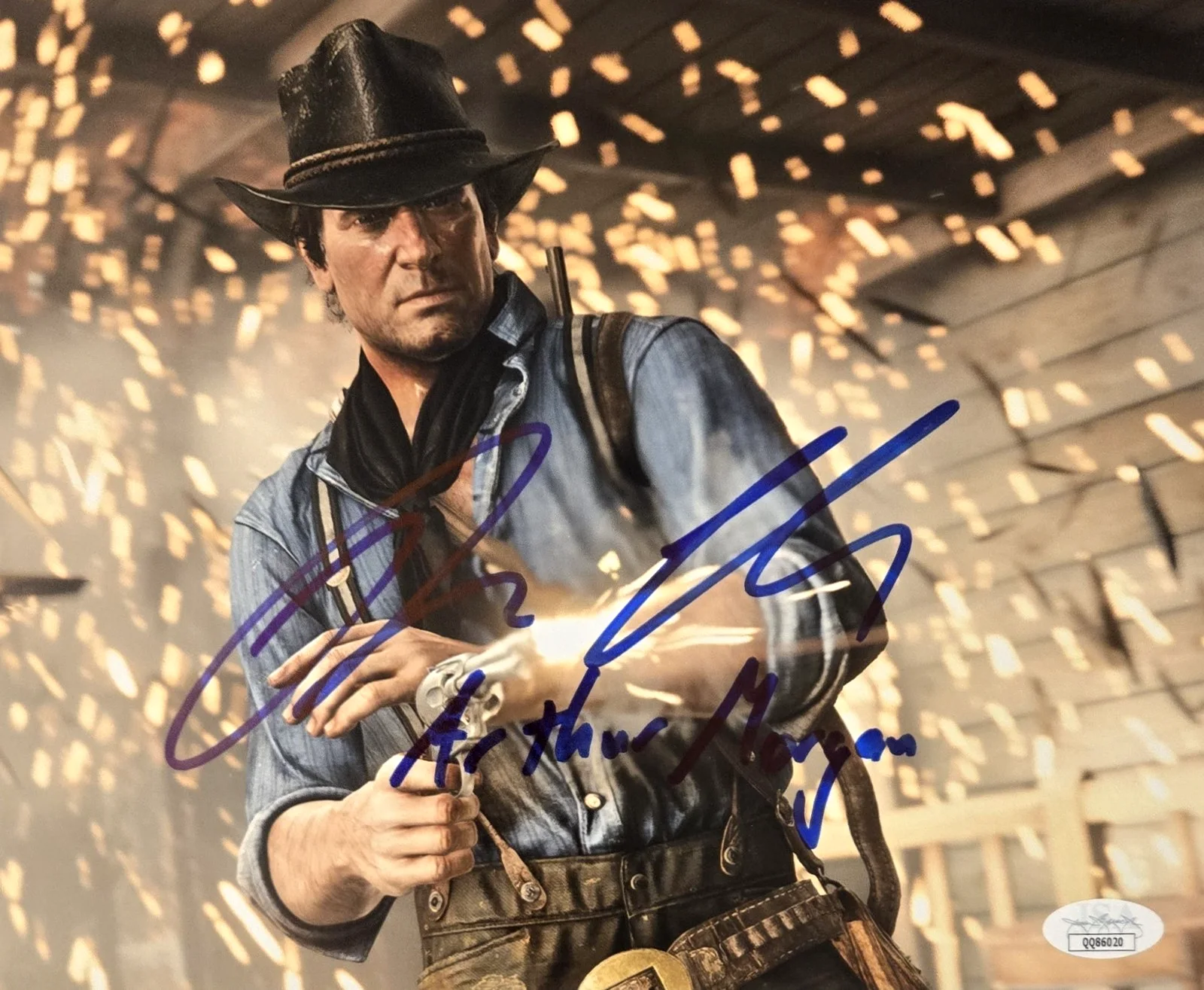 Roger Clark — Roger Clark Signed Photo Red Dead Redemption Arthur Morgan Autograph 8x10 JSA 20