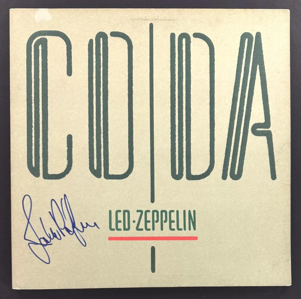 John Paul Jones — John Paul Jones Led Zeppelin Signed Autograph Album Vinyl Record - Coda JSA COA