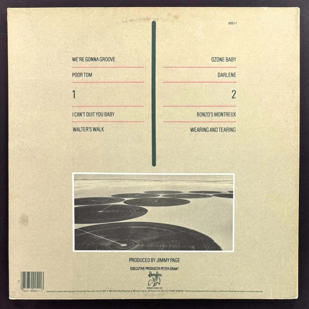 John Paul Jones — John Paul Jones Led Zeppelin Signed Autograph Album Vinyl Record - Coda JSA COA, image 2