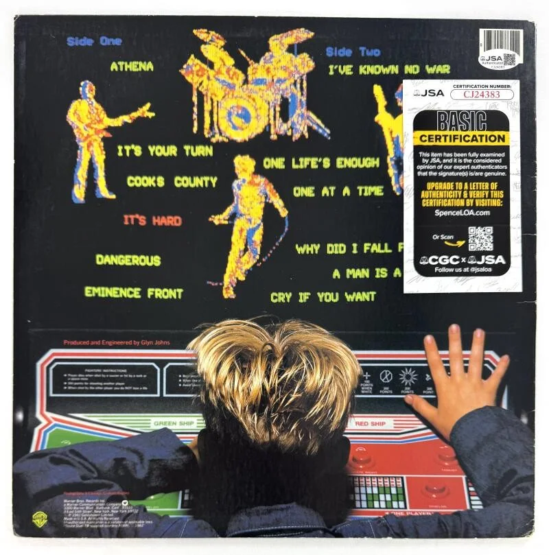 John Entwistle — John Entwistle The Who Signed Autograph Album Vinyl Record - It's Hard JSA COA, изображение 2