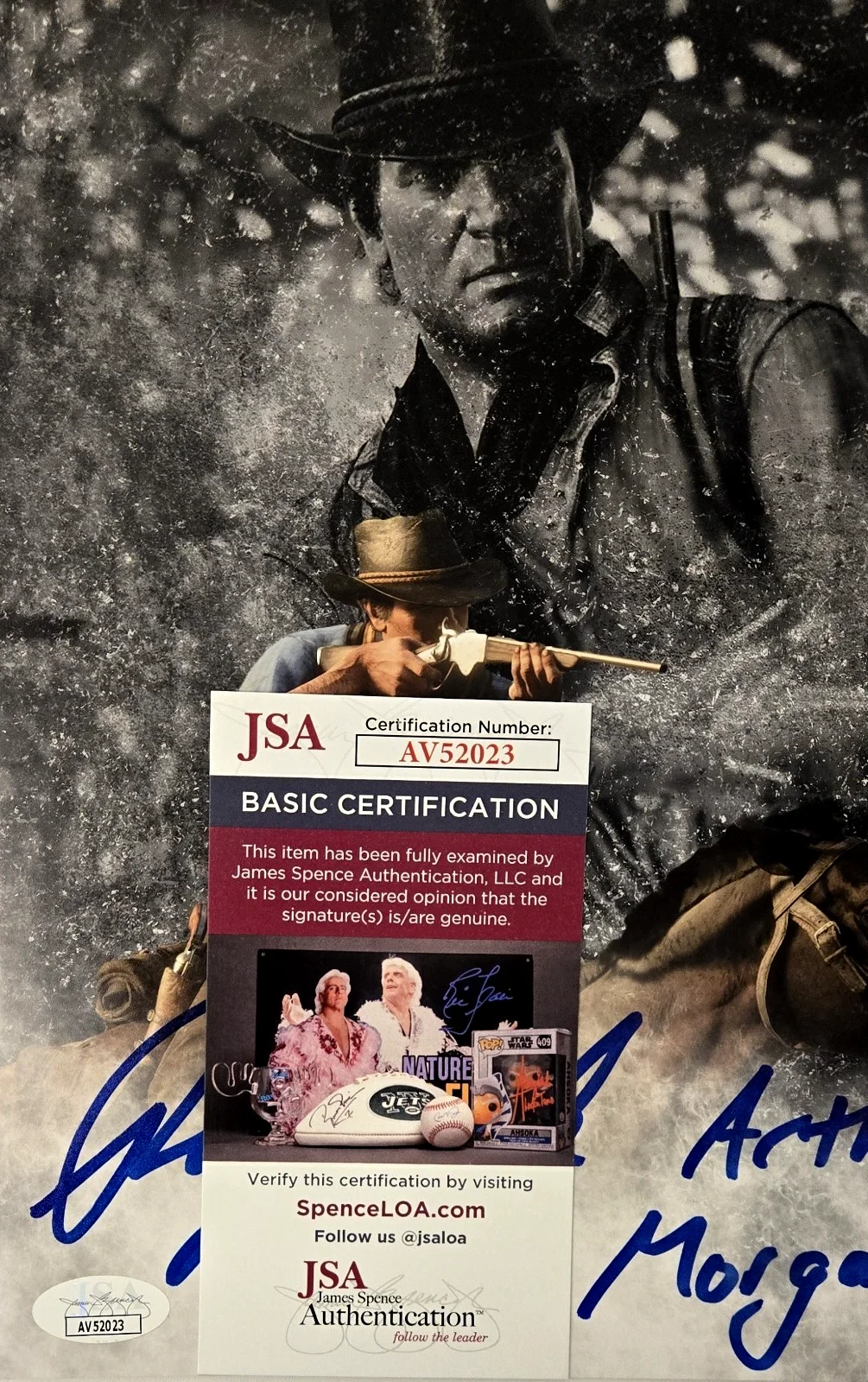 Roger Clark — Roger Clark Signed Photo Red Dead Redemption Arthur Morgan Autograph 8x10 JSA 23, изображение 2