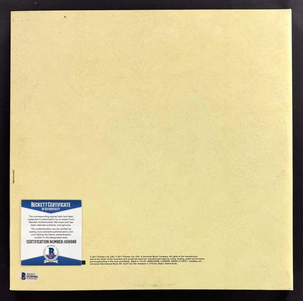 Pete Townshend — Pete Townshend The Who Signed Autograph Album Record - Live at Leeds Beckett COA, изображение 2