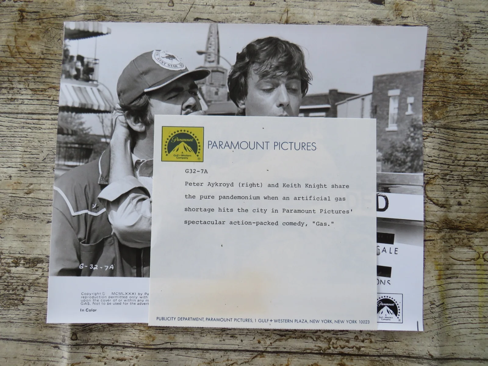 GAS ORIGINAL 1981 CINEMA FILM MOVIE PRESS KIT Susan Anspach 6 PHOTOS 80's COMEDY, изображение 5