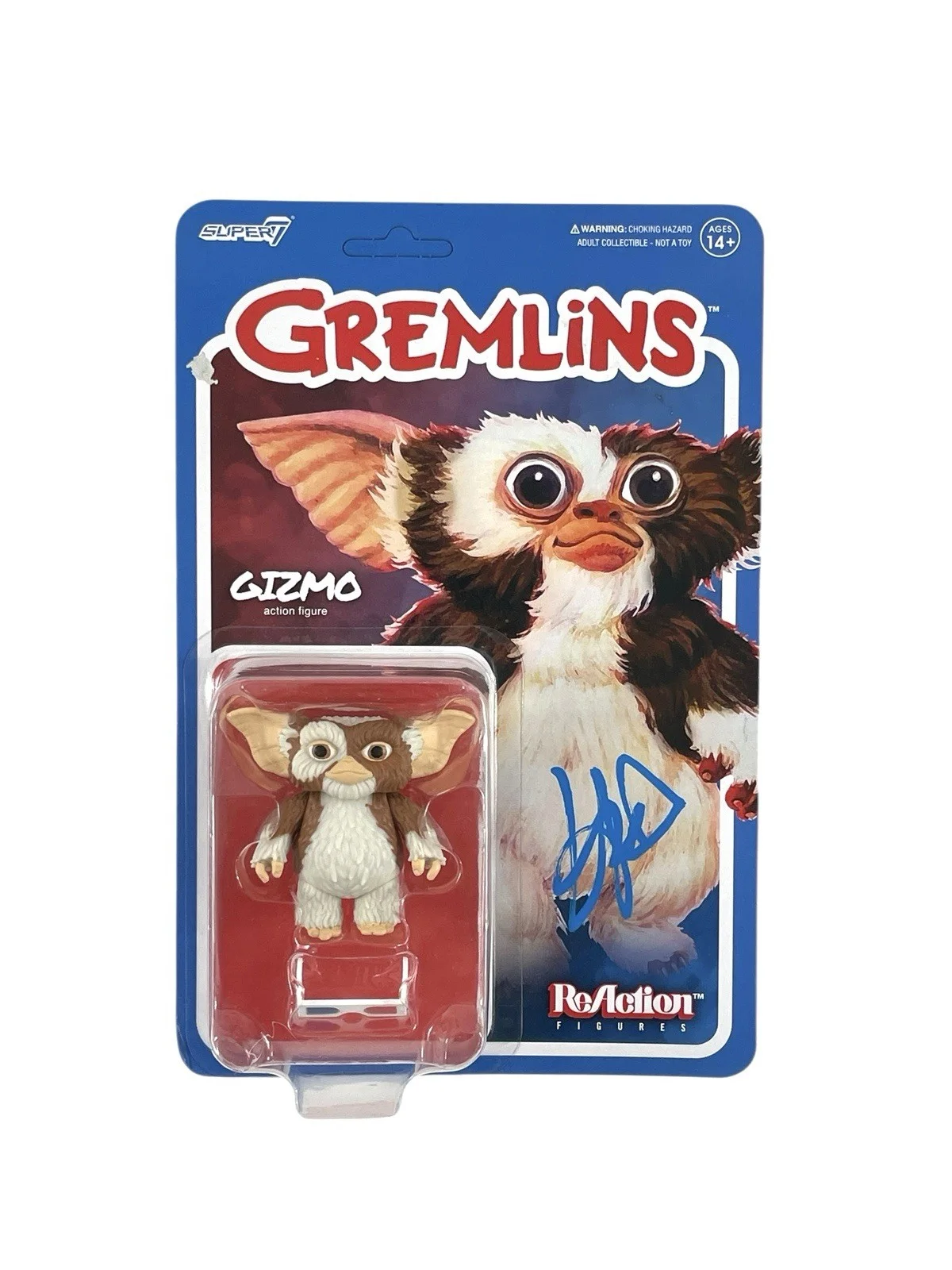 Howie Mandel — Gremlins Super7 ReAction Gizmo Action Figure Signed Howie Mandel ACOA Certified, изображение 2
