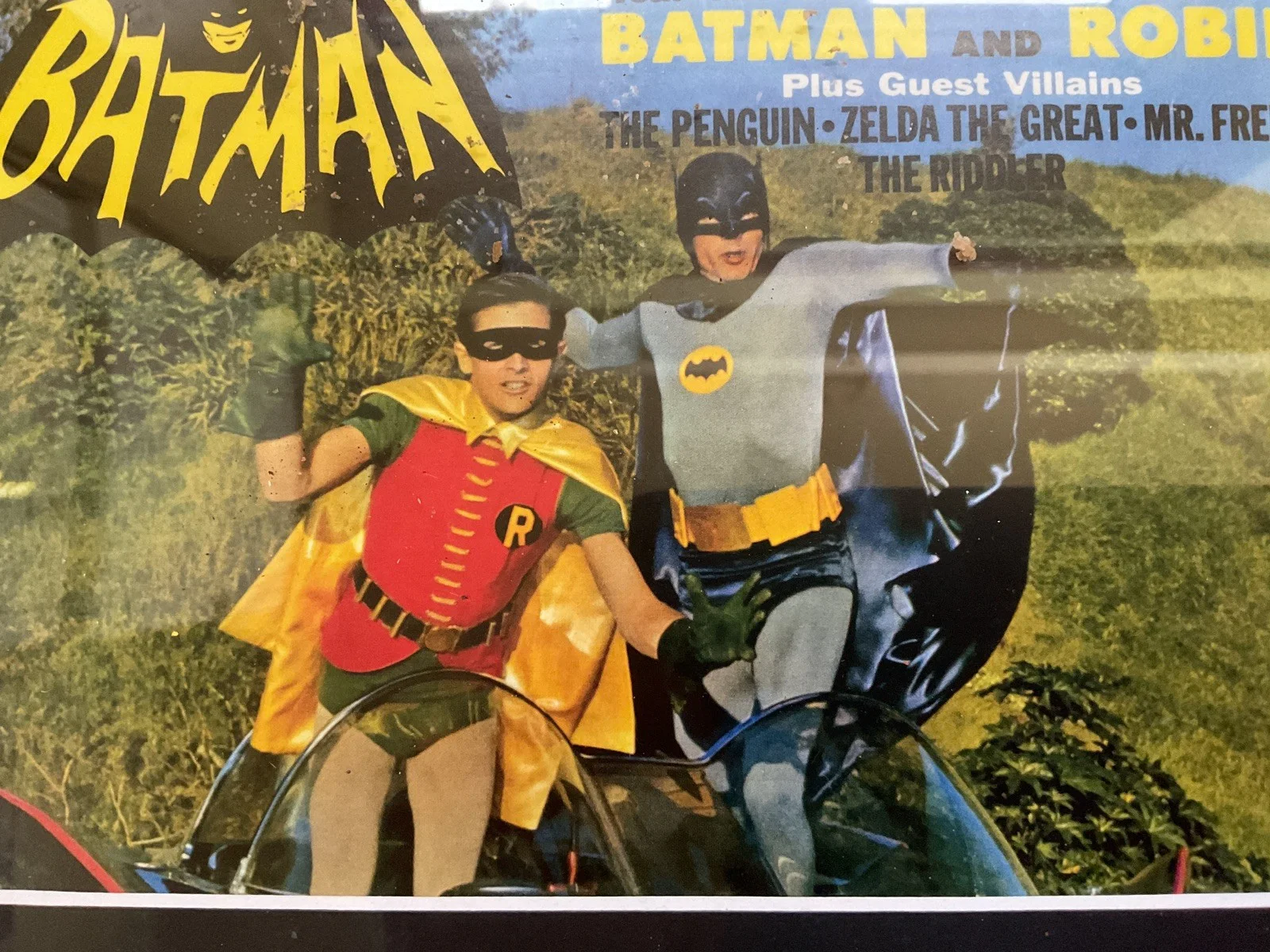 Batman & Robin Rare Vintage Framed Art Print, image 2