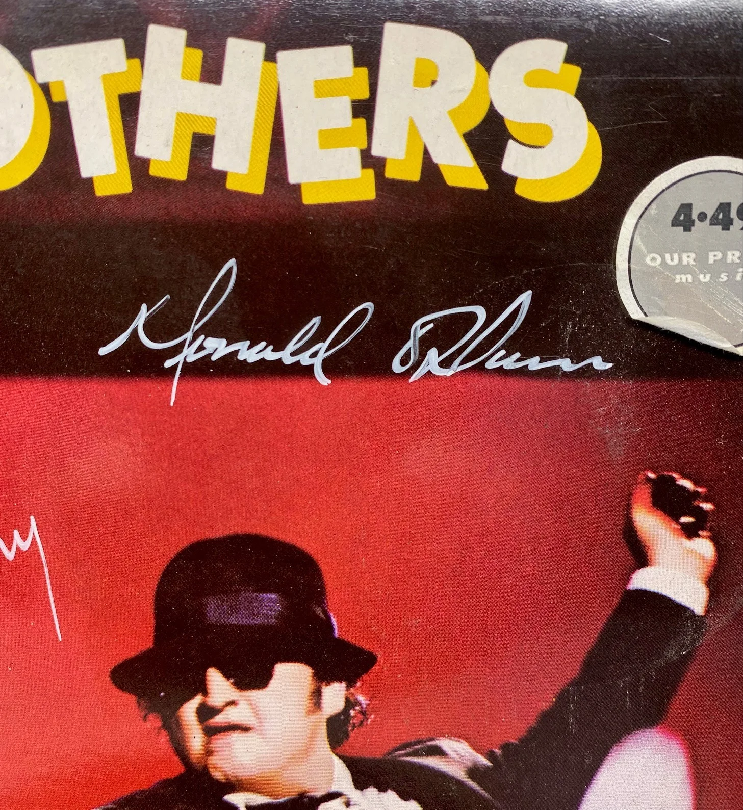 1980 The Blues Brothers Made In America LP Signed By 9 Steve Cropper Donald Dunn, изображение 3
